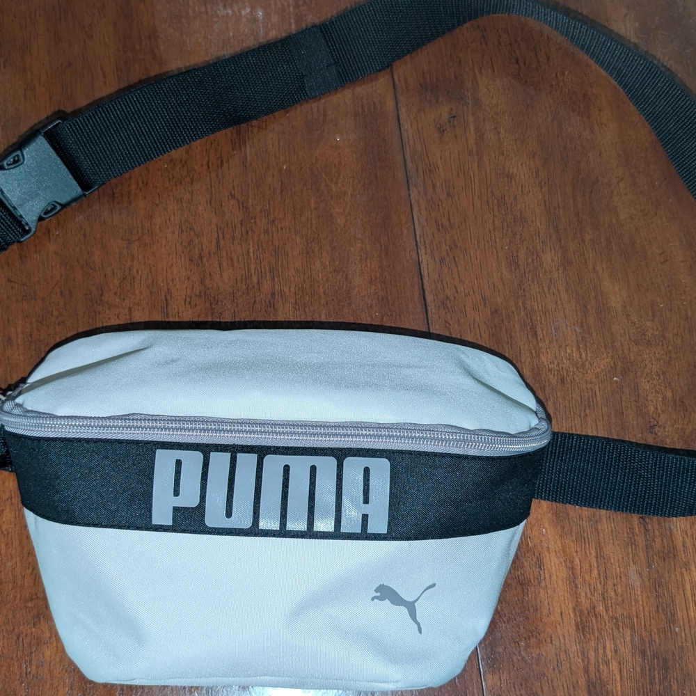 Puma Light Pink and Black Crossbody Fanny Waist Bag